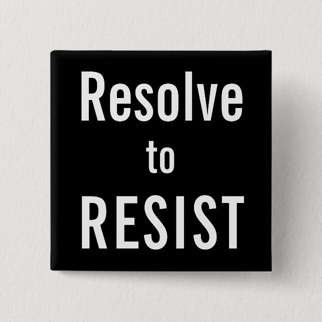 Beheben von RESIST, weißer Text auf schwarzem Hint Button (Vorderseite)