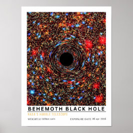 Behemoth-Black-Hole-Weltraum-Bildung Poster