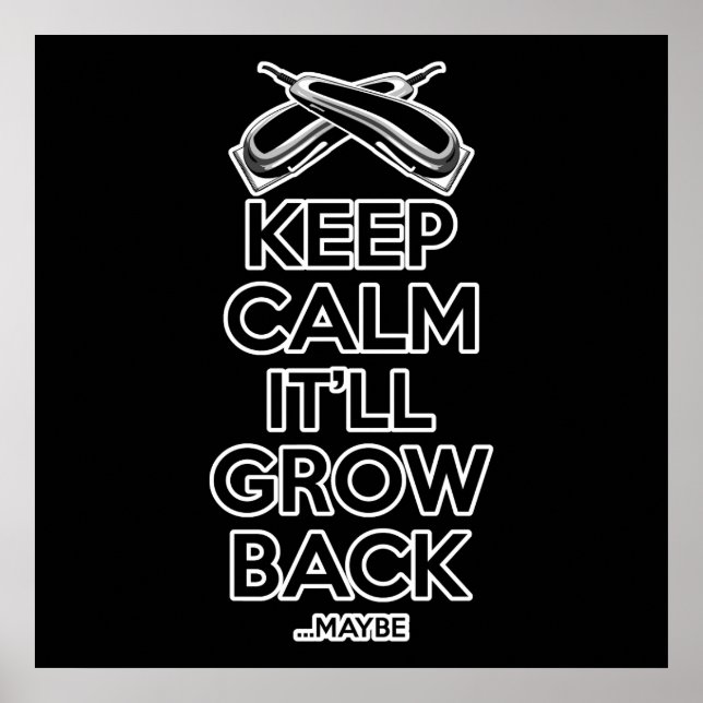 Behielt: Friseur-Shop-Spaß Poster (Vorne)