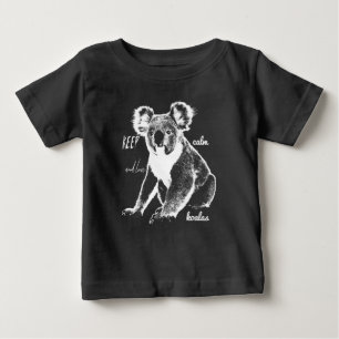 Behielt Ruhe und Liebe Koalas Baby T - Shirt