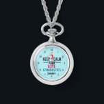 Behieltest Ruhe Liebe Gymnastik Schönes Gymnast Armbanduhr<br><div class="desc">Funny Behielt Calm und Liebe Gymnastik beobachten für einen Gymnastiktrainer zu Geschenken an ihre Mädchen auf ihrem Wettkampf-Team,  bevor ein Wettkampf. Eine niedliche Gymnastik-Armbanduhr.</div>