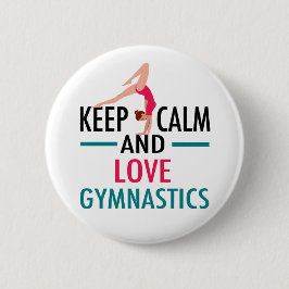 Behieltest Ruhe Liebe Gymnastik Schönes Gymnast Button