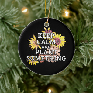 Behieltest Ruhe und Pflanze Etwas - Gärtner Keramik Ornament
