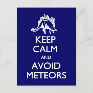 Behieltest Ruhe vermeiden Meteors Postkarte