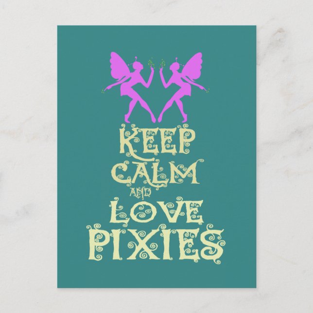 Behieltest von Calm und Liebe Pixies Kunstdruckdes Postkarte (Vorderseite)