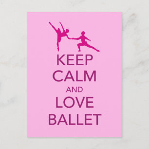 Behieltest von Liebe und Stille Ballet Postkarte
