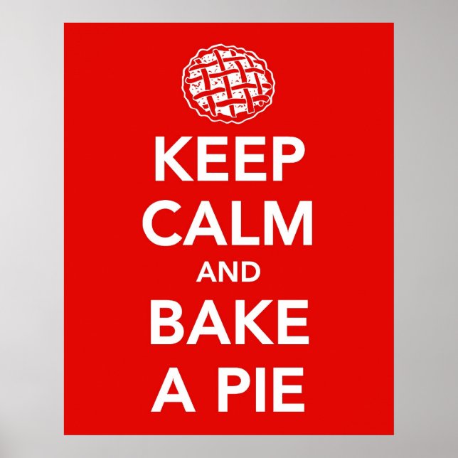 Behieltest von Ruhe und Kuchen Poster (Vorne)