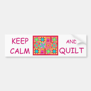 Behieltest von "Ruhe" und "Quilt Multi Block Patch Autoaufkleber