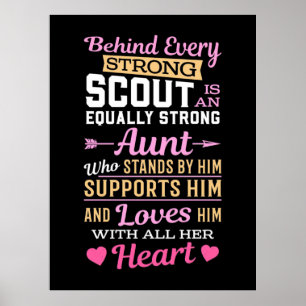 Behind Scout Is A Strong Aunt Poster