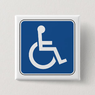 behindert button
