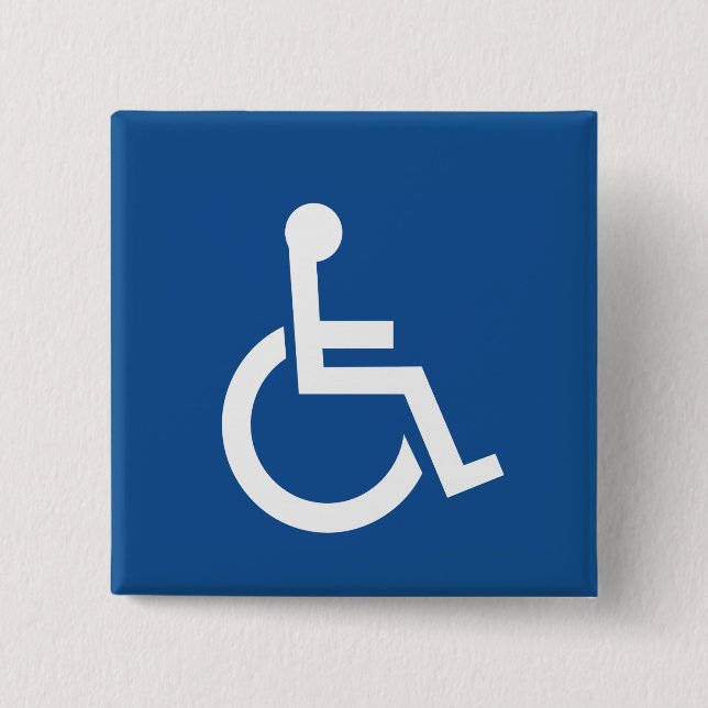behindert button (Vorderseite)
