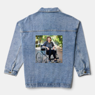 Behindert Foto Anpassen Personalisieren Jeansjacke