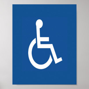 behindert poster