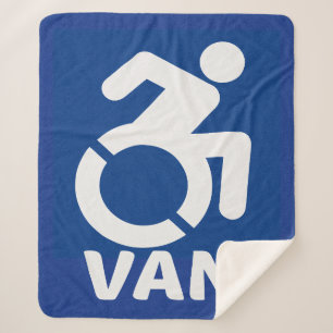 Behinderte Van Modern Sherpadecke