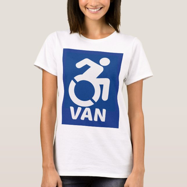 Behinderte Van Modern T-Shirt (Vorderseite)