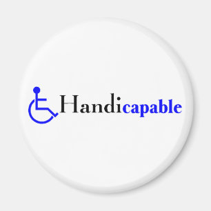 Behindertengerecht (Rollstuhl) Magnet