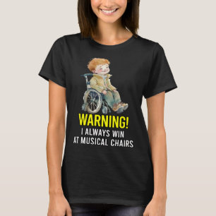 Behindertengerechter, durchsichtiger, Mit Behinder T-Shirt