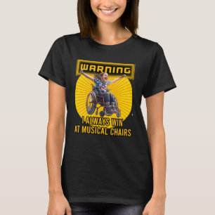 Behindertengerechter, durchsichtiger, Mit Behinder T-Shirt