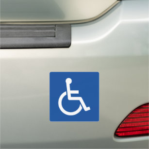 Behindertengerechter Rollstuhl-Zeichenmagnet Auto Magnet