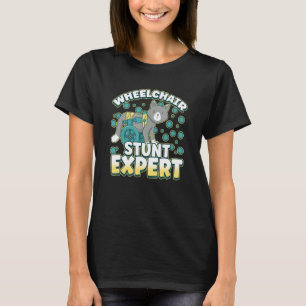 Behindertenrollstuhl für einen Amputationsüberlebe T-Shirt