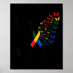Behindertenstolz Monat Behindertenstolz Flagge _1 Poster