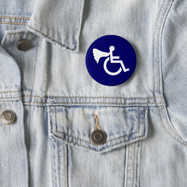 Behinderter Held Button (Beispiel)