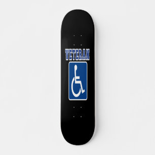 Behinderter Kriegsveteran Skateboard