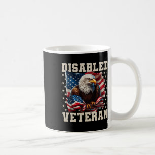 Behinderter Veteran Amerikanische Flagge Militär S Kaffeetasse