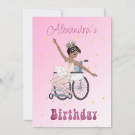 Behinderung Ballerina American Girls Geburt Einladung