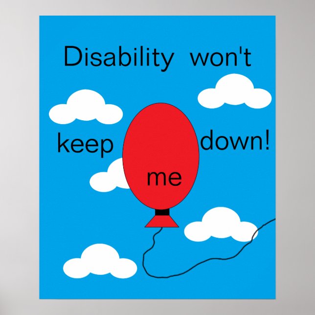 Behinderung Behalte mich nicht ab! Poster (Vorne)