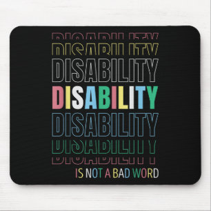 Behinderung kein schlechtes Wort - Behinderung fei Mousepad