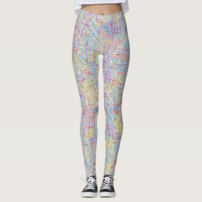 Behoben Math Equations Word Search Puzzle Leggings (Vorderseite)