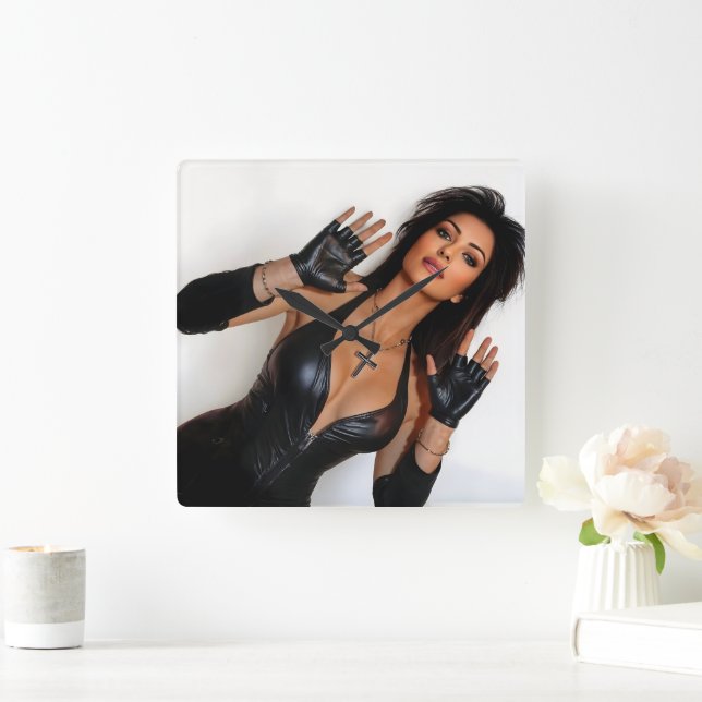 Behold clock quadratische wanduhr (Zuhause)