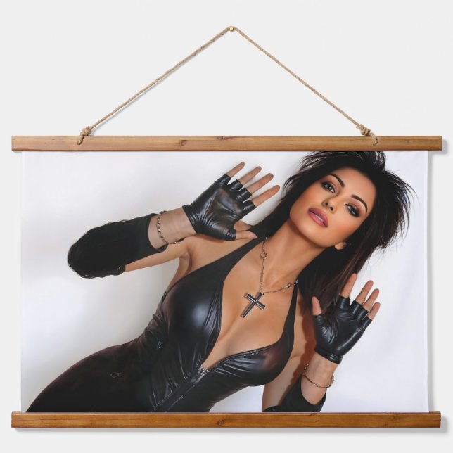 Behold tapestry wandteppich mit holzrahmen (Vorne)