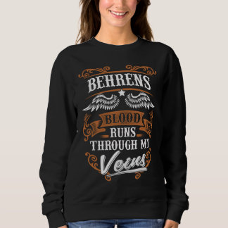 BEHRENS Blut fließt durch mein Gesicht Sweatshirt