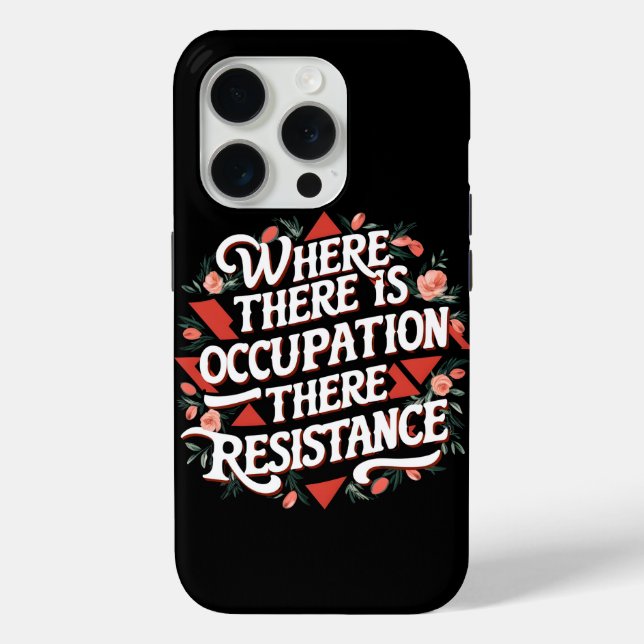 Bei Beruf gibt es Widerstand Case-Mate iPhone Hülle (Rückseite)