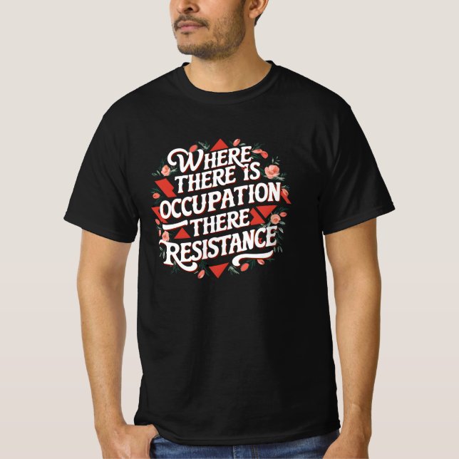 Bei Beruf gibt es Widerstand T-Shirt (Vorderseite)