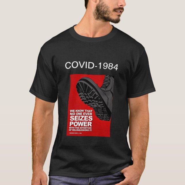 Bei COVID-19 geht es um KONTROLLE T-Shirt (Vorderseite)