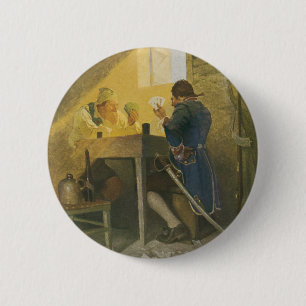 Bei den Karten in Clunys Käfig von NC Wyeth Button