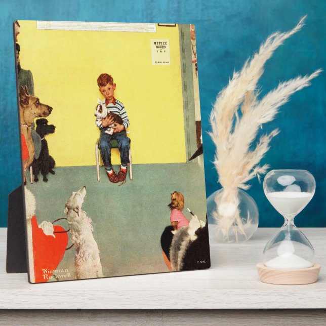 Bei den Vets von Norman Rockwell Fotoplatte (Seite)