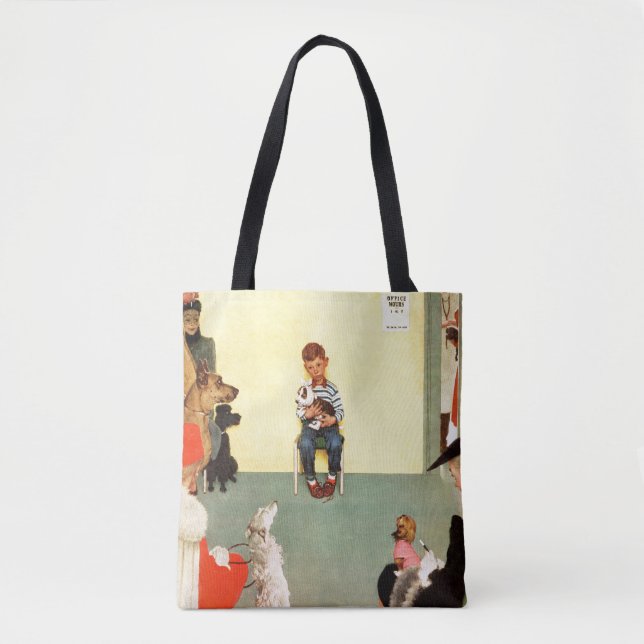 Bei den Vets von Norman Rockwell Tasche (Vorderseite)