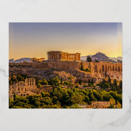 BEI DER DUSK FOLIEN FEIERTAGSPOSTKARTE