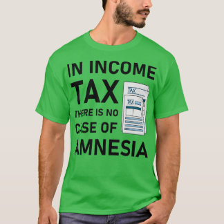 Bei der Einkommensteuer gibt es keinen Fall von Am T-Shirt