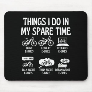 Bei E-Bike-Liebhaber-Sachen Ersatz Mousepad