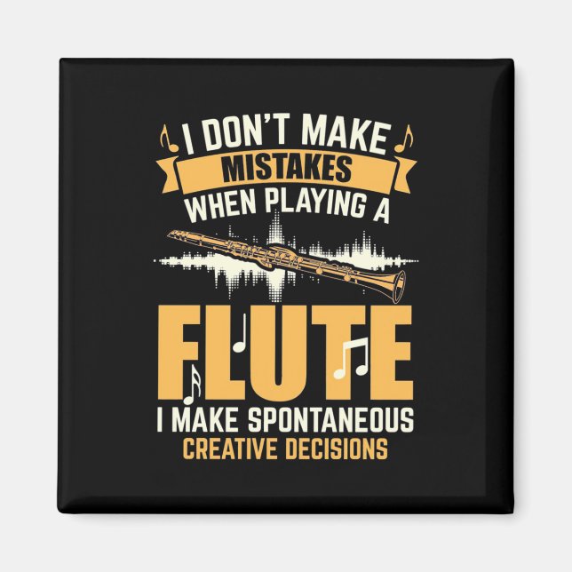 Bei einem Flute mache ich spontan Magnet (Vorne)