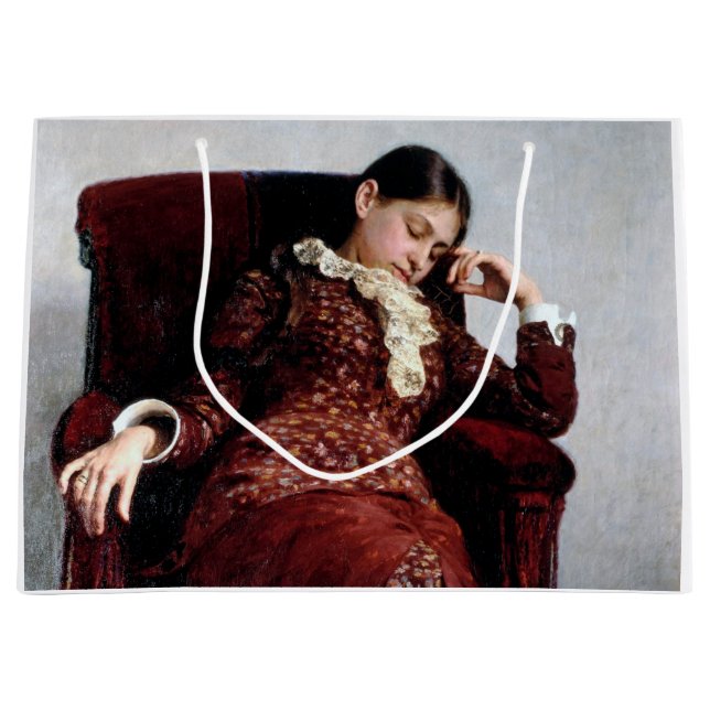 Bei einer Erholung, Ilya Repin Große Geschenktüte (Vorderseite)