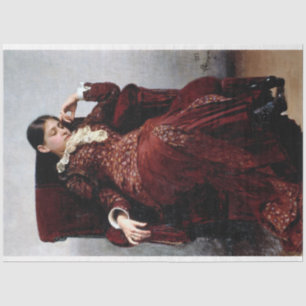 Bei einer Erholung, Ilya Repin Seidenpapier