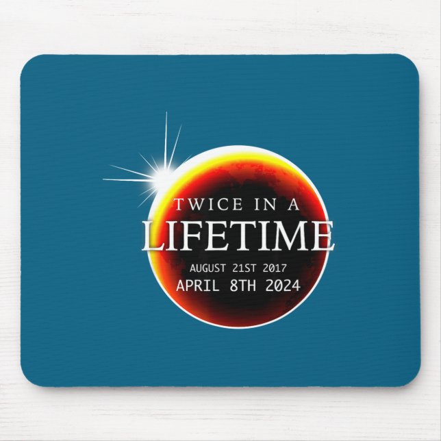 Bei einer Sonnenfinsternis 04 08 24 Mousepad (Vorne)