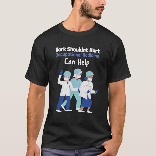 Bei einer Verletzung der Arbeitswelt kann die Arbe T-Shirt (Vorderseite)