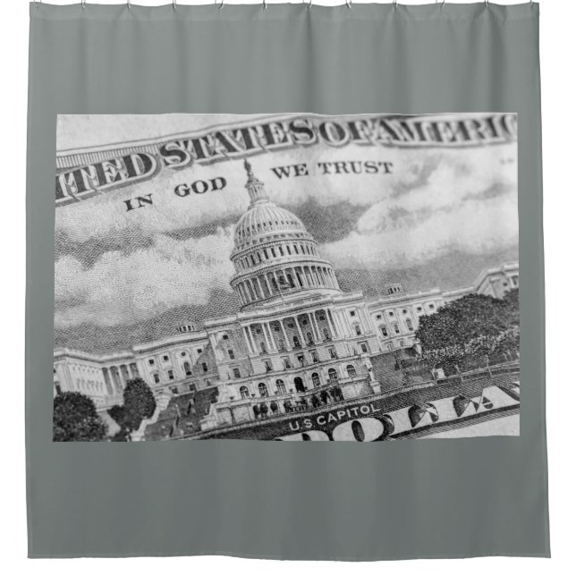 BEI GOTT VERTRAUEN WIR 2 DUSCHVORHANG (Vorderseite)